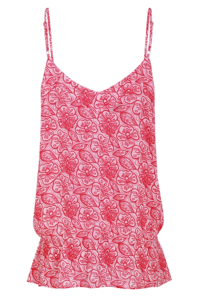 CELINE SINGLET 25ZFZF02 PIGGY PINK/BRIGHT PINK